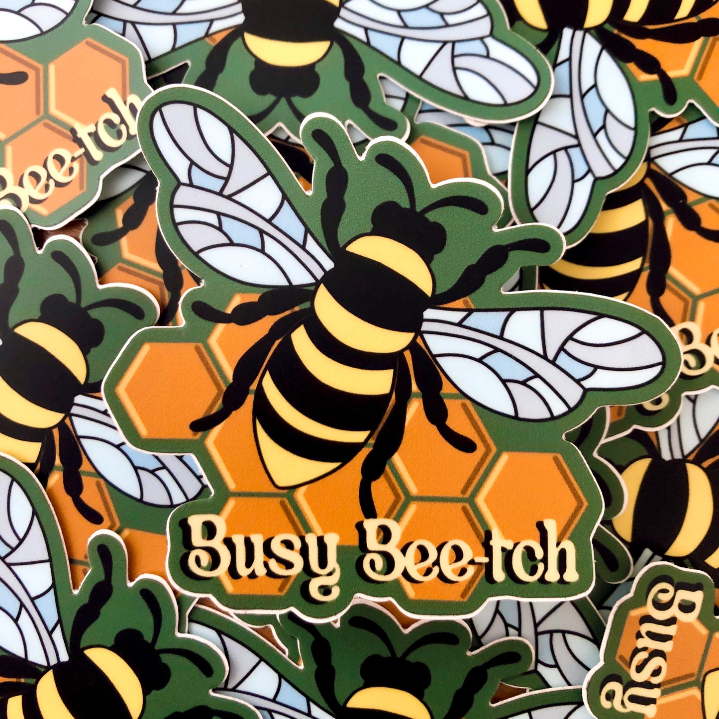 Busy Bee-tch Vinyl Sticker