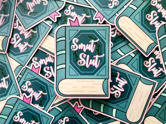 Smut Slut Book Vinyl Sticker