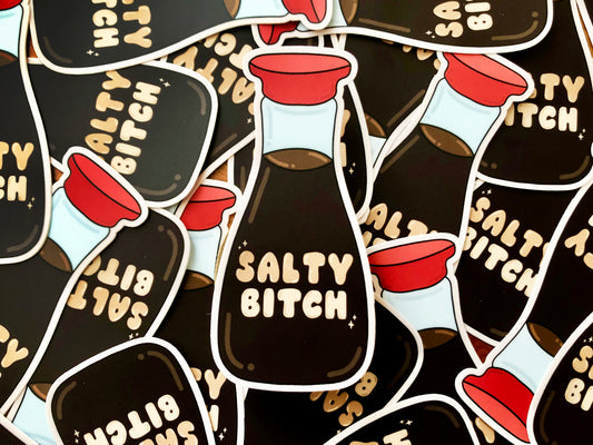 Salty Bitch Soy Sauce Vinyl Sticker