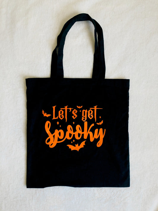 Let's Get Spooky Halloween Tote Bag